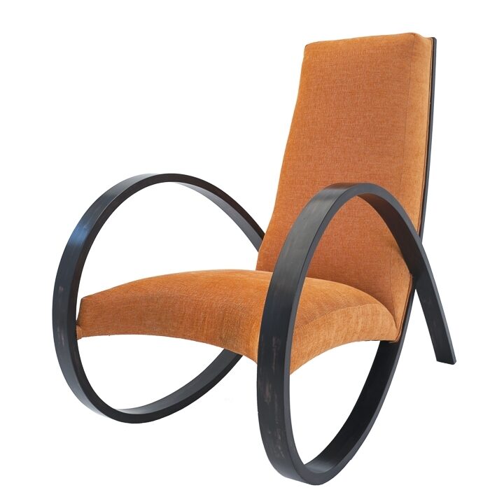 Eclipse Chair black and orange